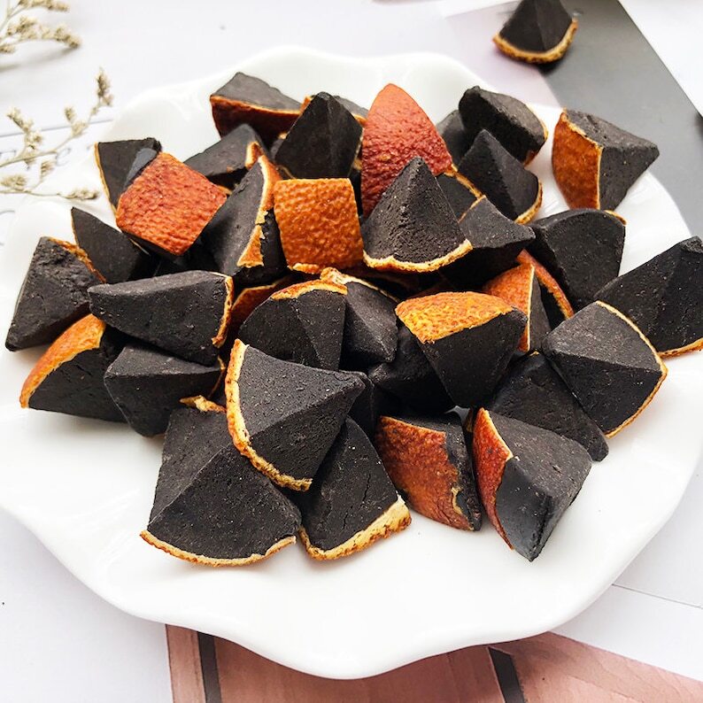 500g Chinese Herb Pomelo Ginseng Youzishe, Ba Xian Guo, 化州橘红陈皮柚参 八仙果柚子参