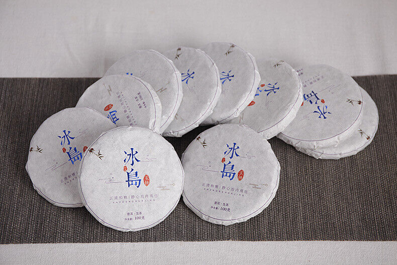 100g Small Iceland Puerh Raw Tea Large Old Tree Tea Cake Yunnan Puerh Tea