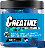 120 Count Kreatin-Monohydrat-Gummis 5000MG Energie und Muskelleistung steigern