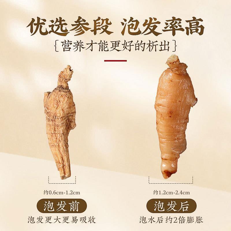 American Ginseng with Foot Protoginseng Can Be Soaked in Wine To Make Tea