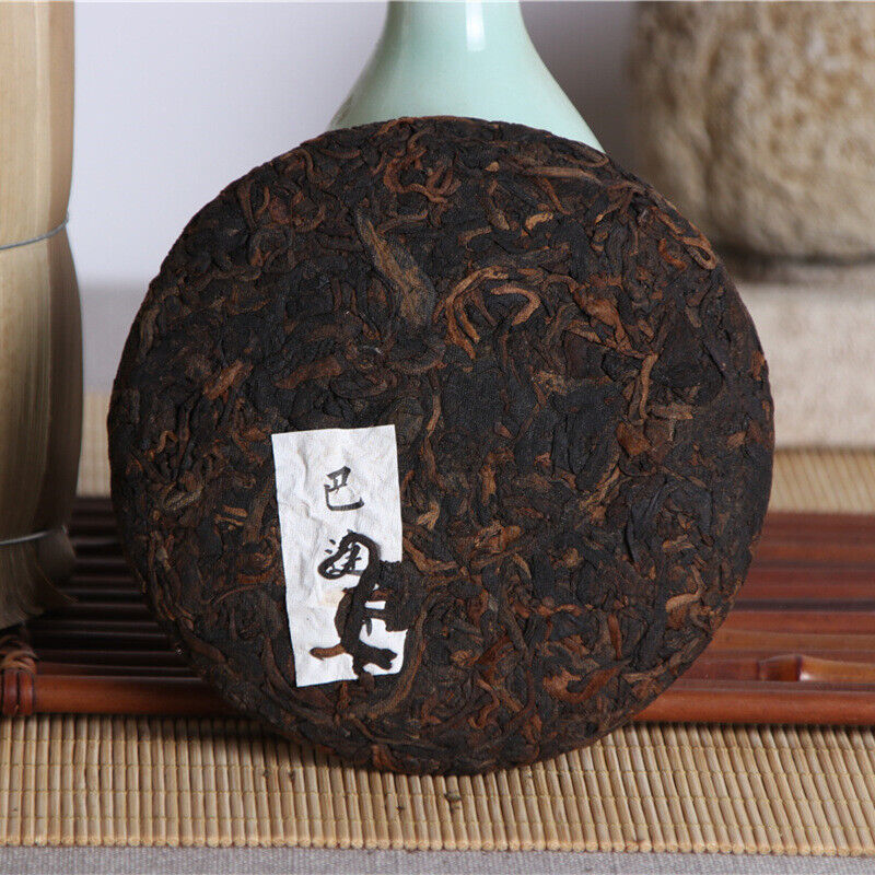 100g Yunnan Menghai Badashan Pu-erh Ripe Tea Cake 云南勐海巴达山普洱熟茶饼 七子饼普洱茶