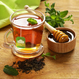 Peppermint Green Tea Refreshing Tea for Work Drowsy Awake Tea Bags 20 Bags