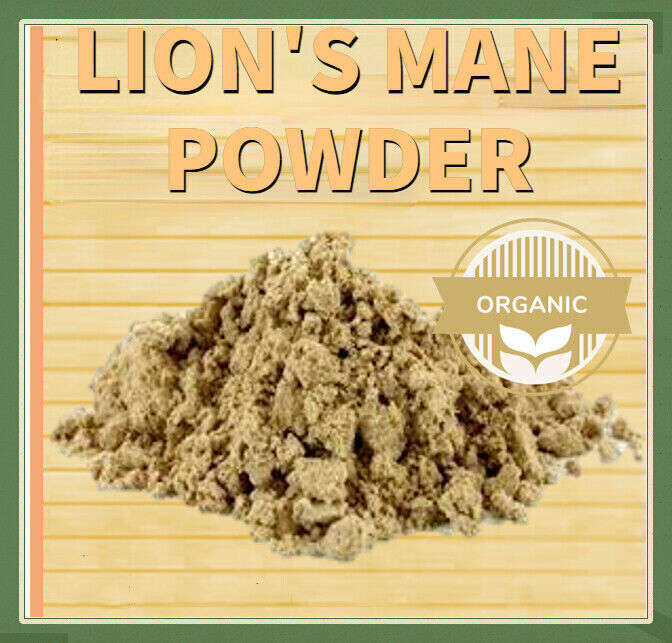 ORGANIC LIONS MANE Mushroom Powder - High Quality Organic