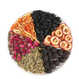100g Plum Mulberry Hawthorn Lotus Leaf Rose Tea for Health and Wellness
