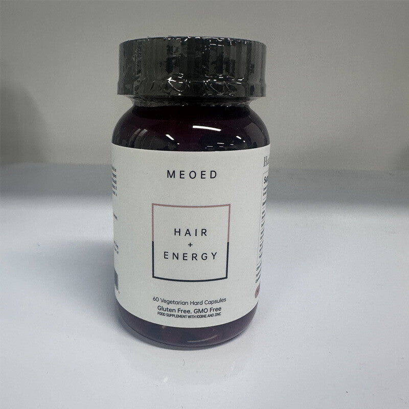 Hair and Energy Formula Vitamins with Zinc and Iodine for Healthy Hair 60 Count