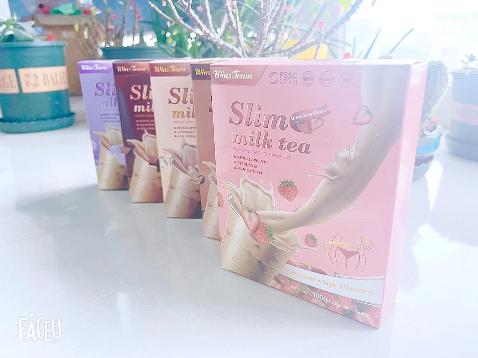 Slimming Milk Tea Chocolate Flavor Supplements Weight Loss Protein Powder 100g