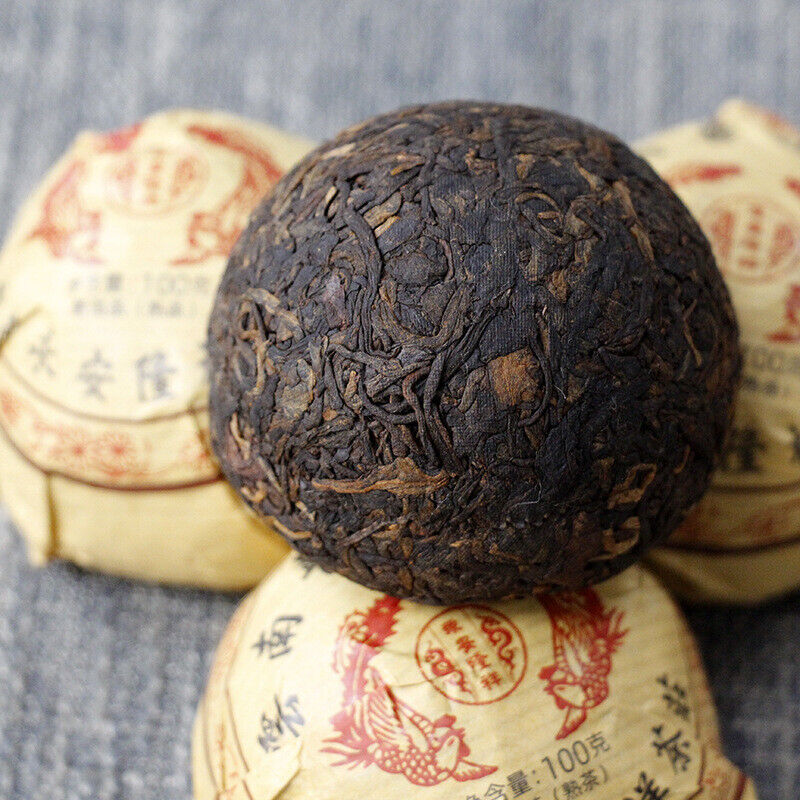 100g Yunnan Phoenix Tuocha Pu'er ripe tea Golden Bud Tuo black tea leaves