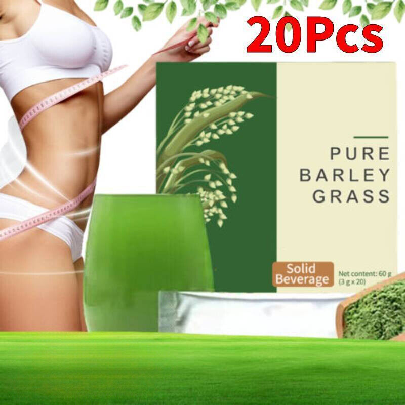Barley Grass Powder 100% Pure & Organic 20Pcs Pure Organic Barley