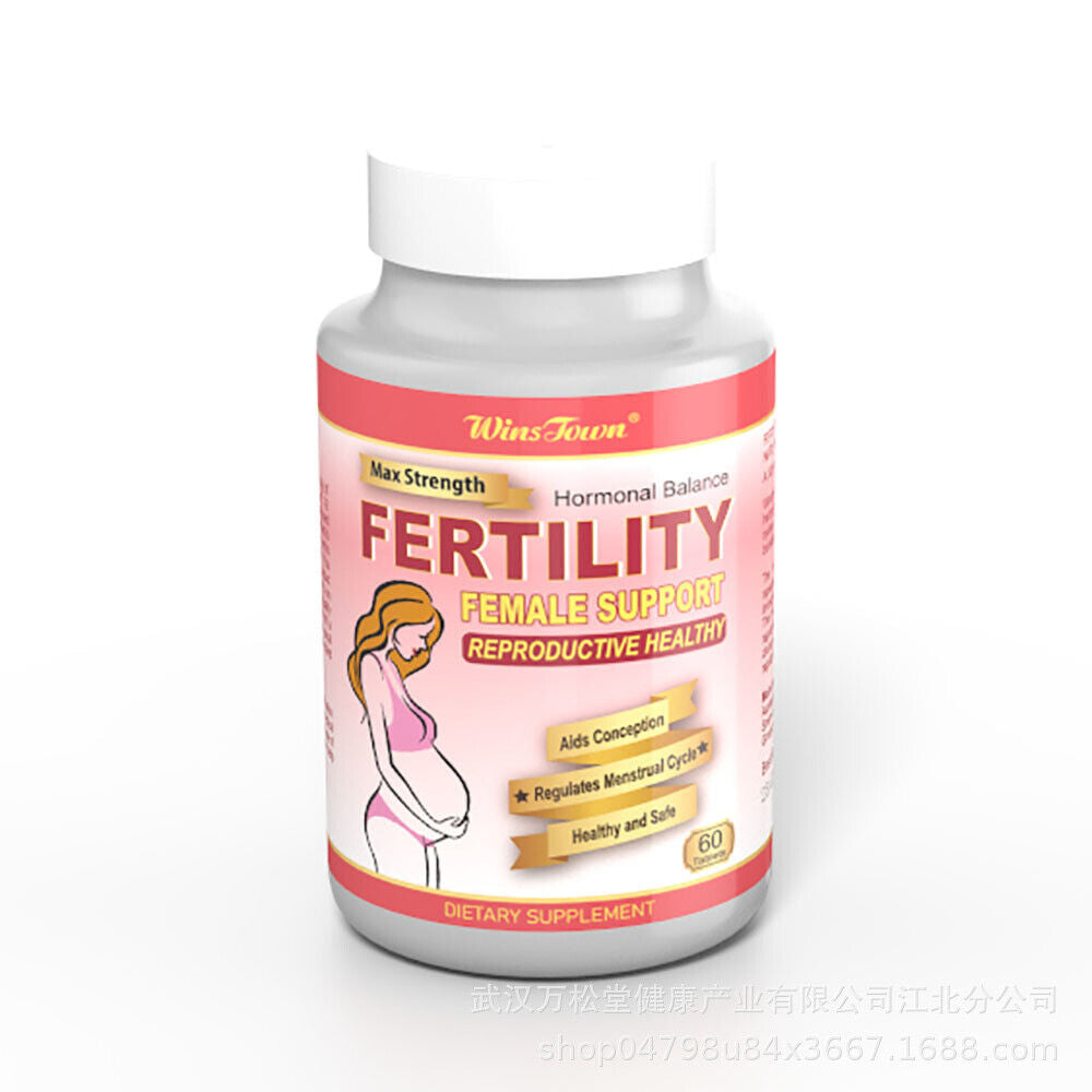 Woman FERTILITY Tablets Famale Support Reproductive Healthy 60 Tablets