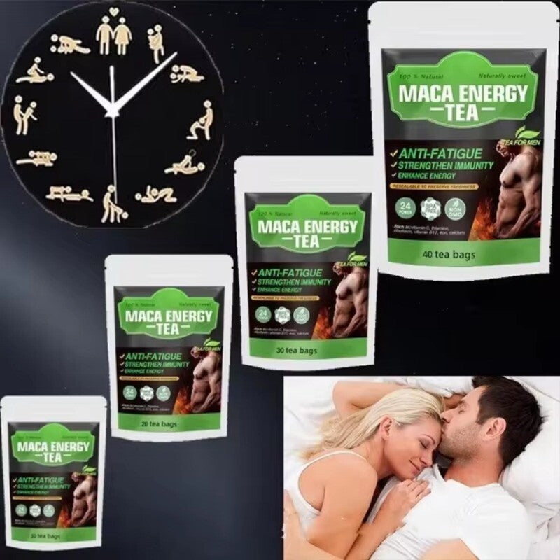 Natural Man Energy Maca Tea Male Erection Booster Tea Improve Male Fertility