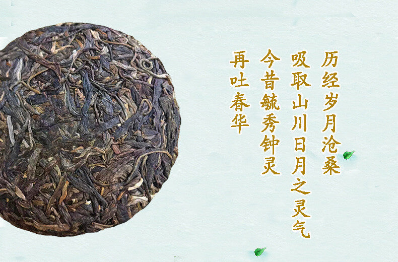 100g Yunnan Seven Tea CakesThousand Mountains Drunken Puerh Raw Tea