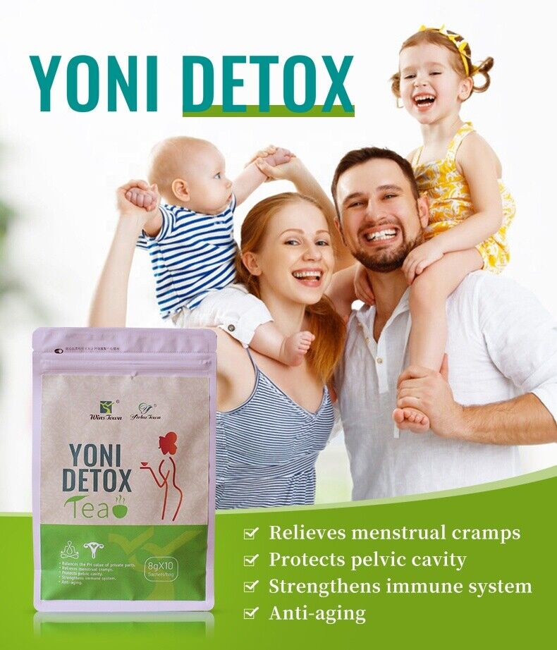 Yoni Detox Slim Tea Bag Flat Tummy Organic Herbal Detox Tea Weight Loss 8g*10Bag