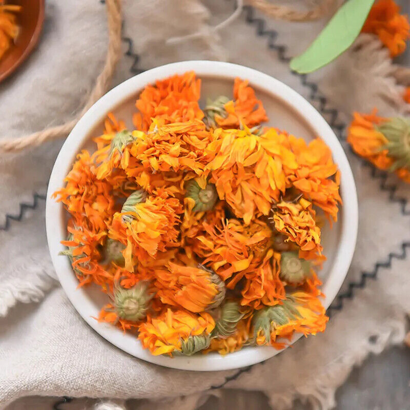 50-500g Organic Calendula Officinalis - Vacuum Packed Dried Flower - Free Post