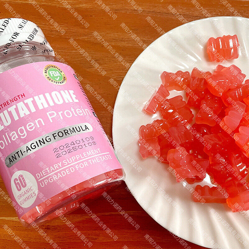 Heißer Verkauf Glutathion Collagen Protein Anti-Aging Formel Gummies 60 Kapseln
