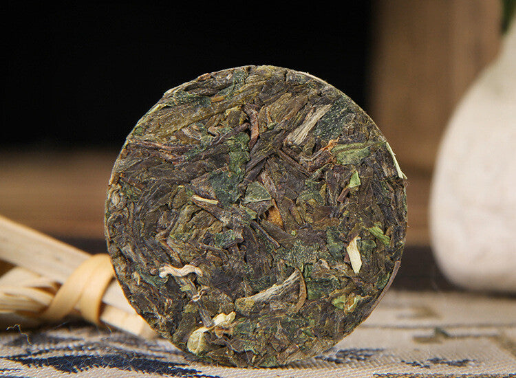 100g Raw Tea Mini Sticky Rice Pu-erh Tea Cakes Yunnan Strong Aroma