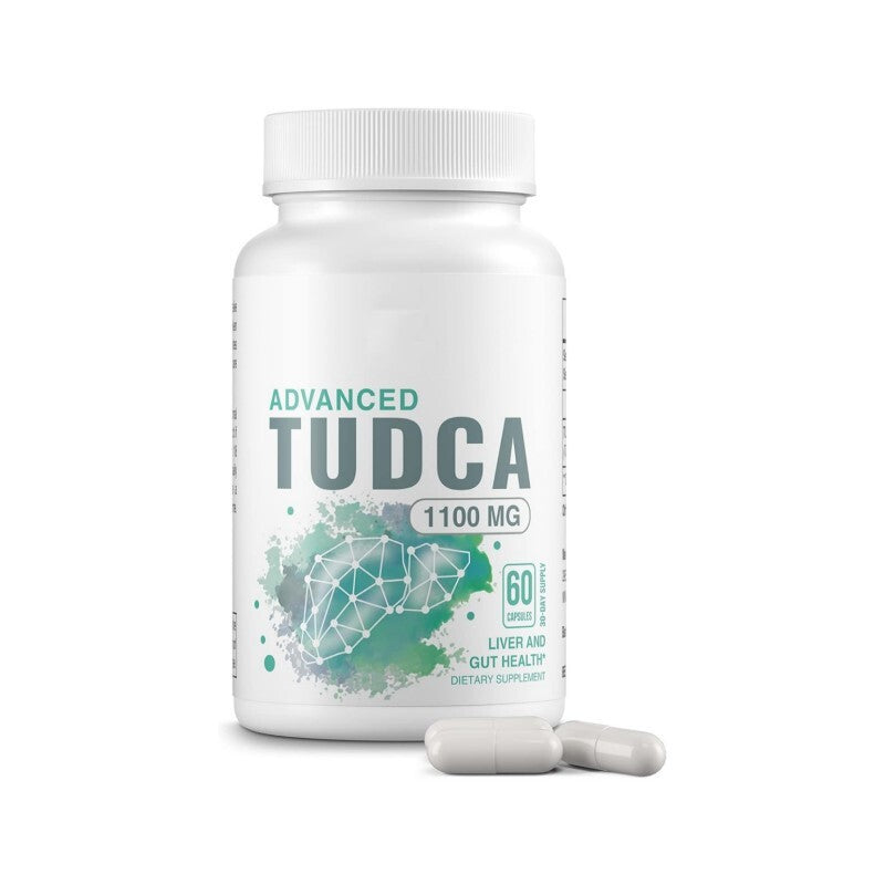 TUDCA Capsules 1100mg High-Potency Liver Support & Detox – 60 Capsules