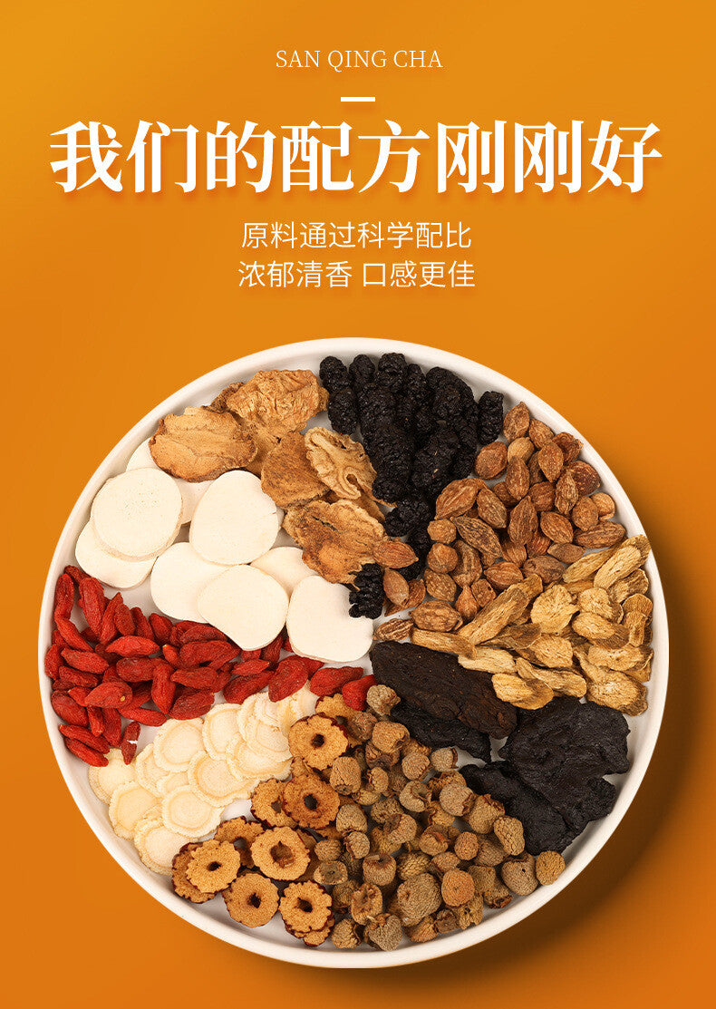 100% Natural Herbal Blend for Vitality and Wellness Ginseng Ten Treasure Tea