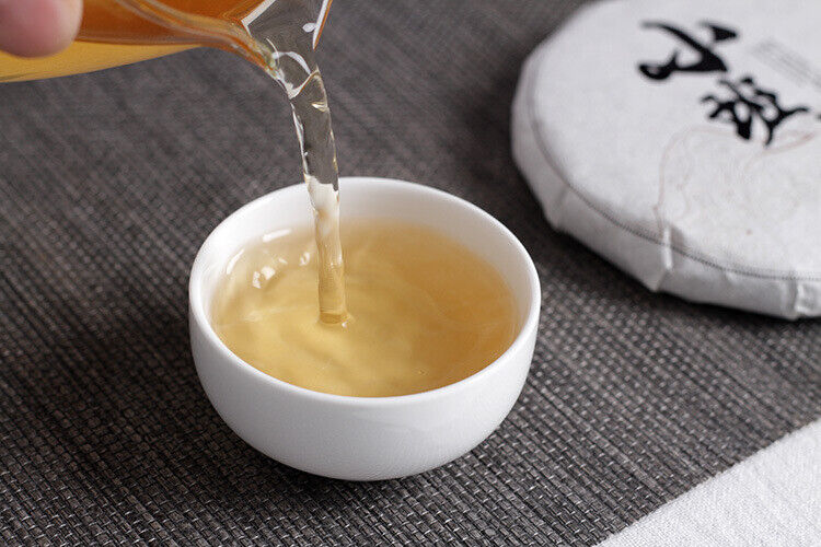 100g Yunnan Pu'er Tea Pu'er Raw Tea Cake Xiao Ban Zhang Raw Tea Small Jade Cake