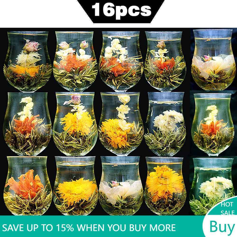 16 kinds of flower Handmade Blooming Flower Tea Herbal Crafts Flowers tea 130g