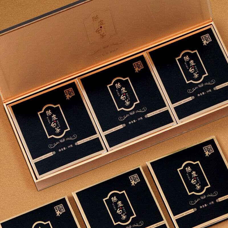 陈皮white tea黑金福鼎Old White Tea Gongmei Shoumei Small Square Tea Cake Tea Gift Set