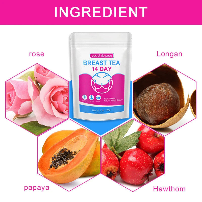 All Natural 28 Days Breast Enlargement Firming Tea Breast EnhancementHerbal Tea