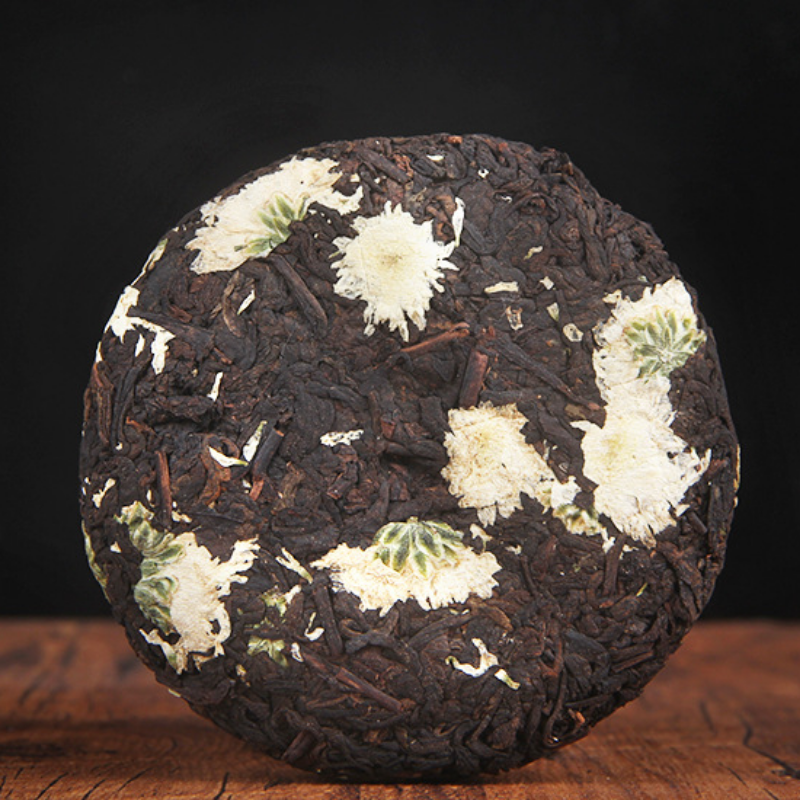 100g*5pcs Chrysanthemum Pu-erh Tea Organic Ripe Pu-erh Tea Gift Tea Health Care