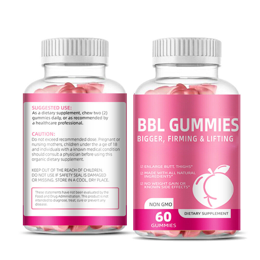 Women's Butt Lift Gummies All Natural BBL GUMMIES 60 Gummies
