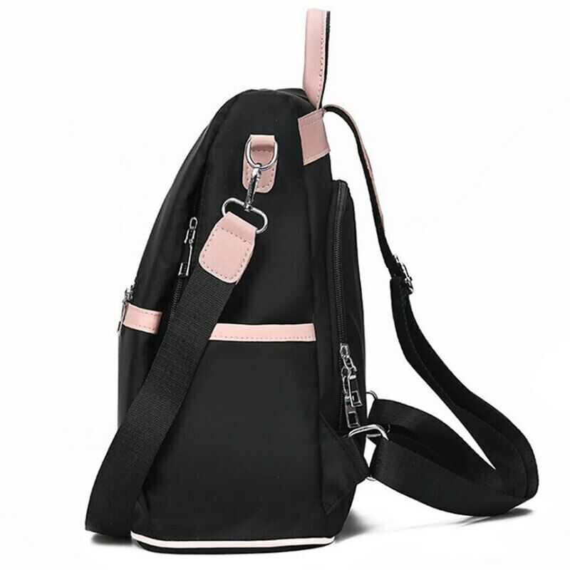 Casual Waterproof Oxford Backpack Nylon Fashion Travel Teenage School Bag Women