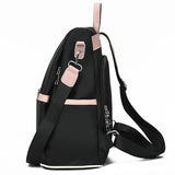 Casual Waterproof Oxford Backpack Nylon Fashion Travel Teenage School Bag Women