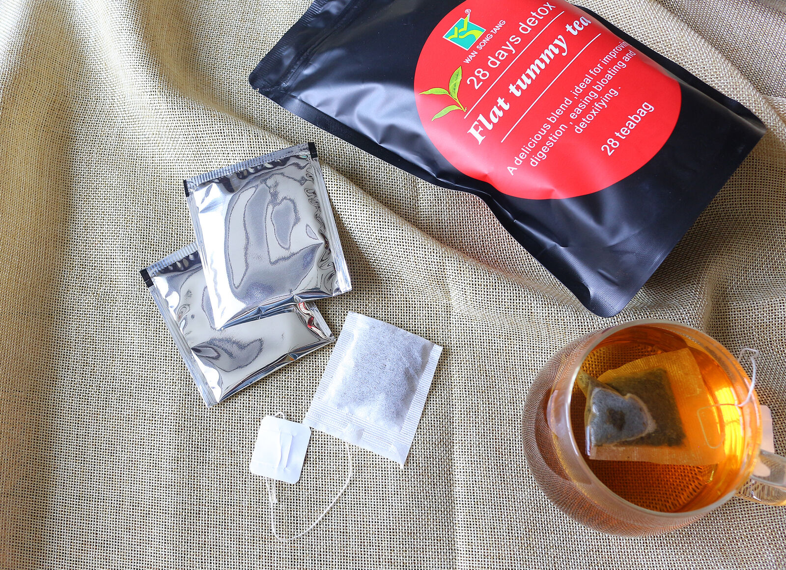 Private Label Best Weight Loss Products for Women's 28 Days Detox Flat Tummy Tea