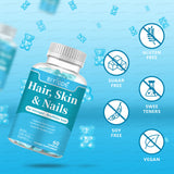 Biotin Hair Gummies Promote Hair Nail Growth, and Brightening Skin 60 Gummies