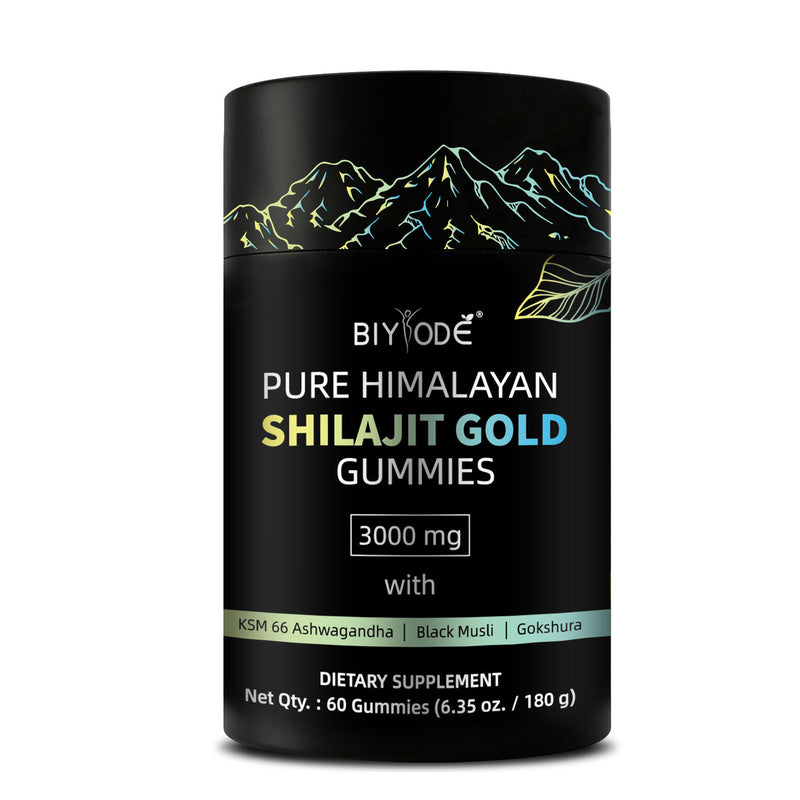 Be Bodywise Pure Himalayan Shilajit Gummies | With Ashwagandha, Gokshura & other
