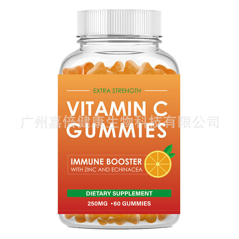 In Stock Vitamin VC Gummies VC GUMMIES Health Foods 60 Capsules
