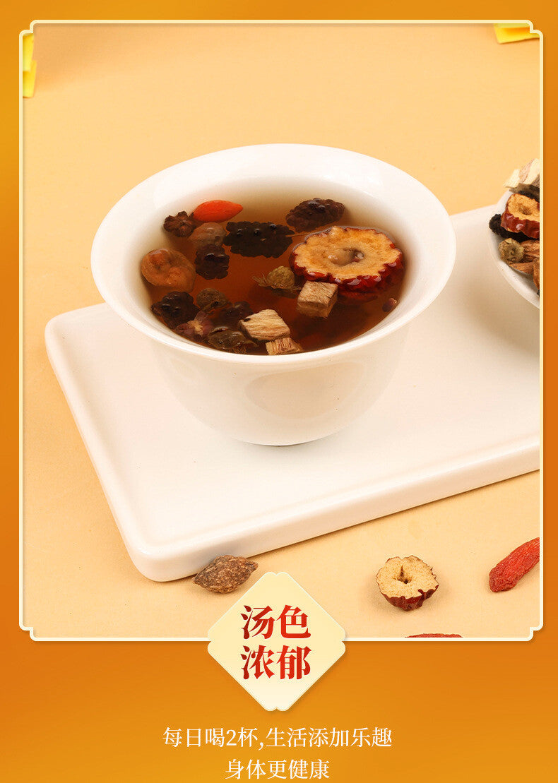 100% Natural Herbal Blend for Vitality and Wellness Ginseng Ten Treasure Tea