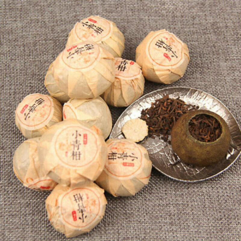 100g/box Chinese XinHui "Chen Pi" Tangerine Peel Ripe Puer Tea "Gong Ting