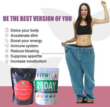 28 Day Fit Tea  Healthy Detox Granules Herbal Weight Loss Slimming Tea