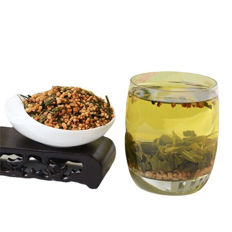 China Brown Rice Green Tea Organic Herbal Flower Tea Natural Healthy Drink100g