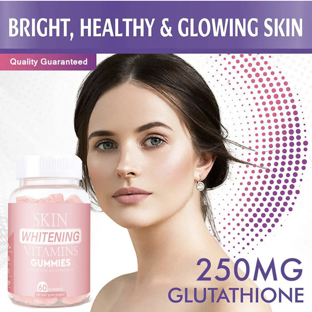 Glutathione Gummies SKIN WHITENINGT Vitamin Whitening Skin Care 60 Capsules