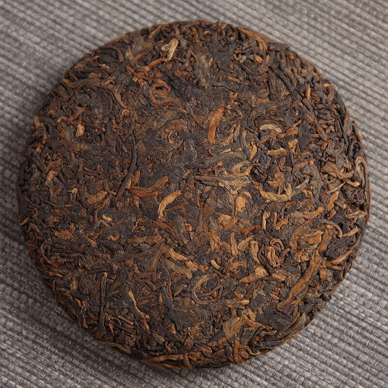 100g Yunnan Raw Material Puerh Cake Tea Golden Bud Small Cake Palace Ripe Tea