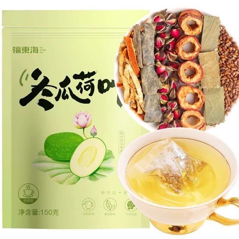 150g/5.3oz 5g* 30 tea bags mixed with lotus leaves, cassia seeds, orange peel
