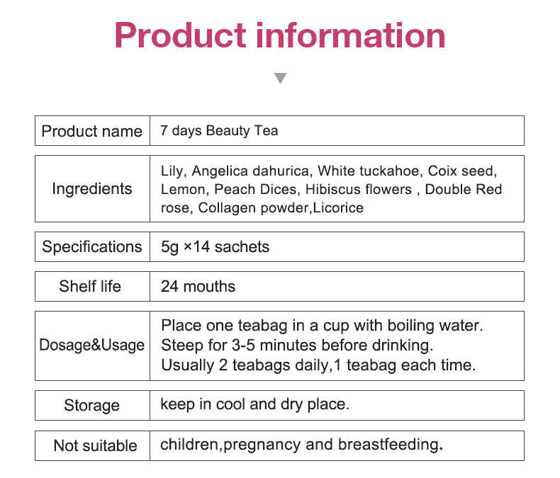 28 Day Detox Easy Slim Skinny whitening Tea Herbal Diet 5g*14 tea bags