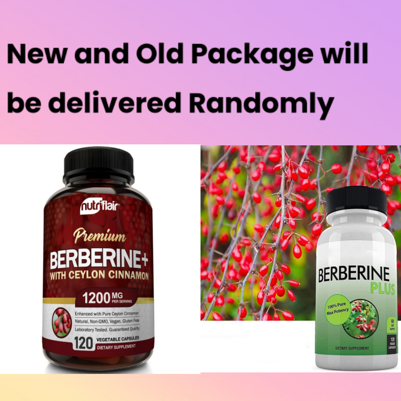 Premium Berberine HCL 1200mg with Organic Ceylon Cinnamon - 120 Capsules