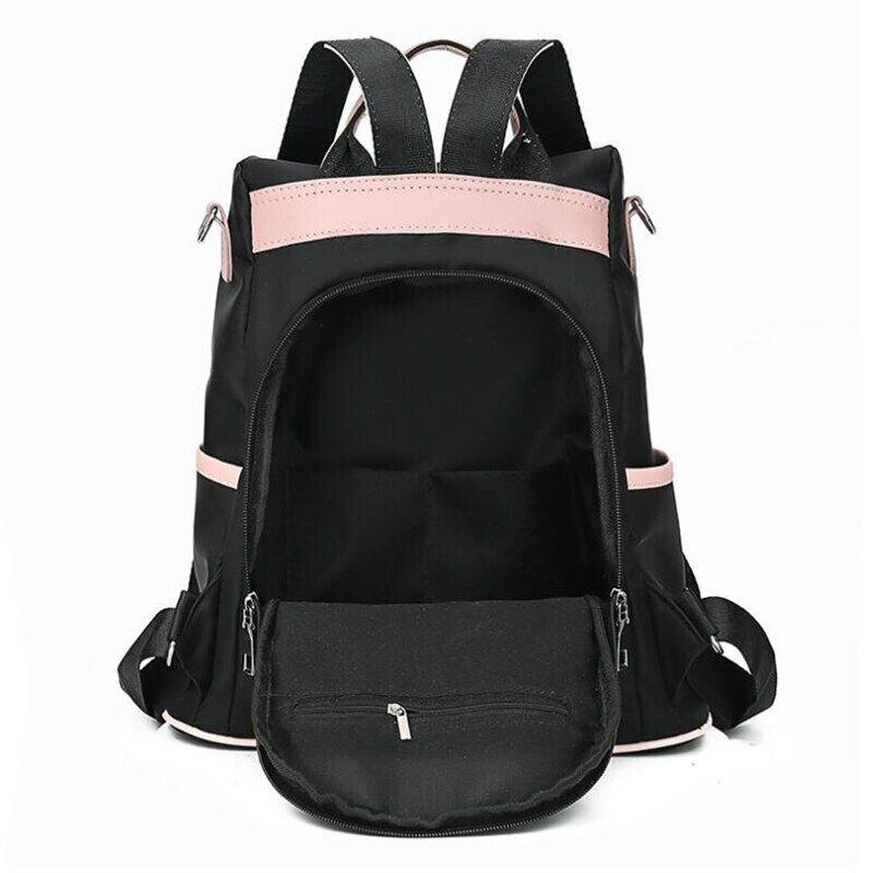 Casual Waterproof Oxford Backpack Nylon Fashion Travel Teenage School Bag Women