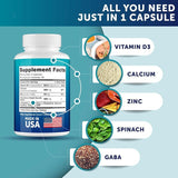 Height Capsule - Grow Supplement for Adults - Natural Growth Support