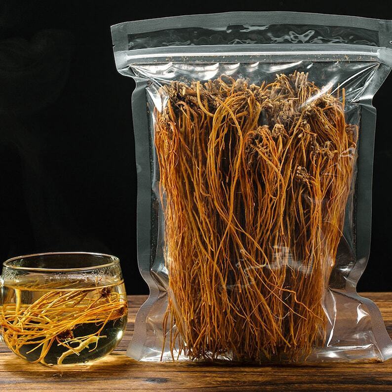 250g Driedgentian root Long Dan Cao Herb Gentiana Radix Medicinal Chinese Herbs