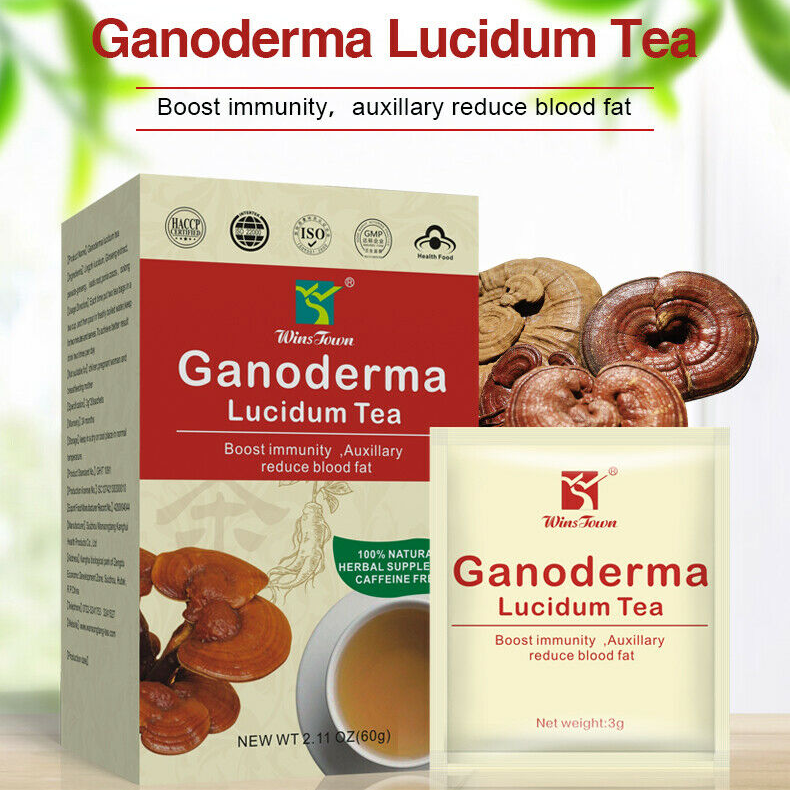灵芝茶20袋/盒灵芝茶独立袋益健康 LIng Zhi Cha Du Li Bao Zhuang 靈芝茶20袋/盒靈芝茶獨立袋益健康
