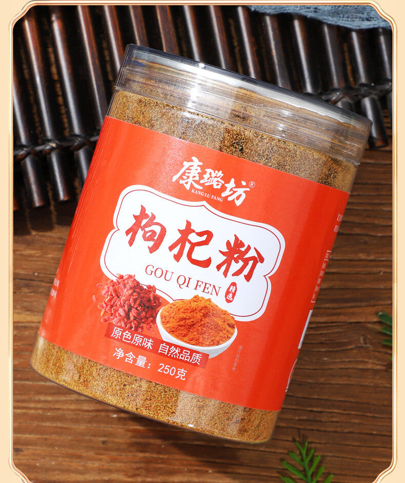 Ningxia Goji Berry Powder Freshly Ground Red Wolfberry Powder Ready To Eat Drink