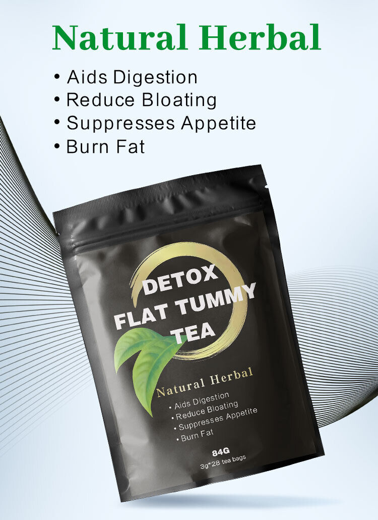 Detox Flat Tummy Tea Natural Organic Herb Skinny Belly Weight Loss Tea 3g*28bags
