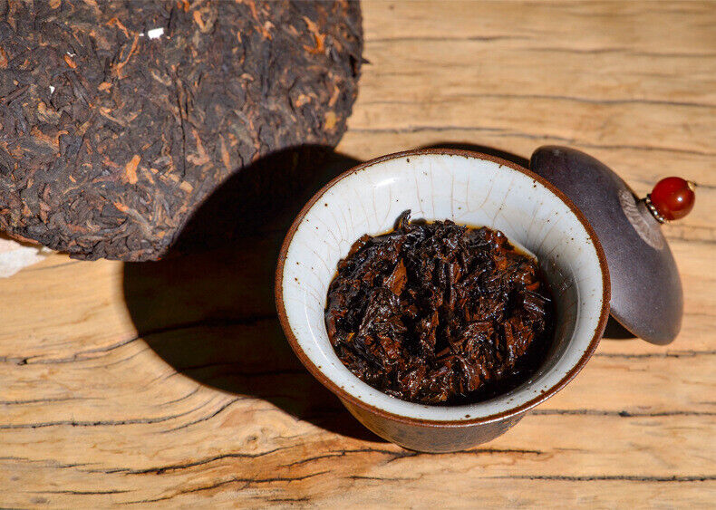 100g*3 Puerh Tea Ripe Tea Cake Tea Lao Banzhang Ripe Tea Pu'er Ripe Tea Cake