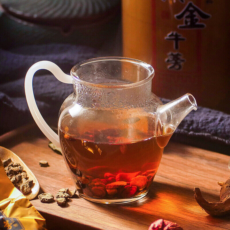 Kugentang Golden Burdock Tea 250g Round Burdock Root Tea in Tin Can